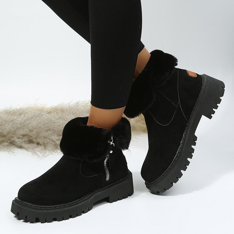 Snow Boots Velvet Warm Cotton Shoes Plus Size - Image 2