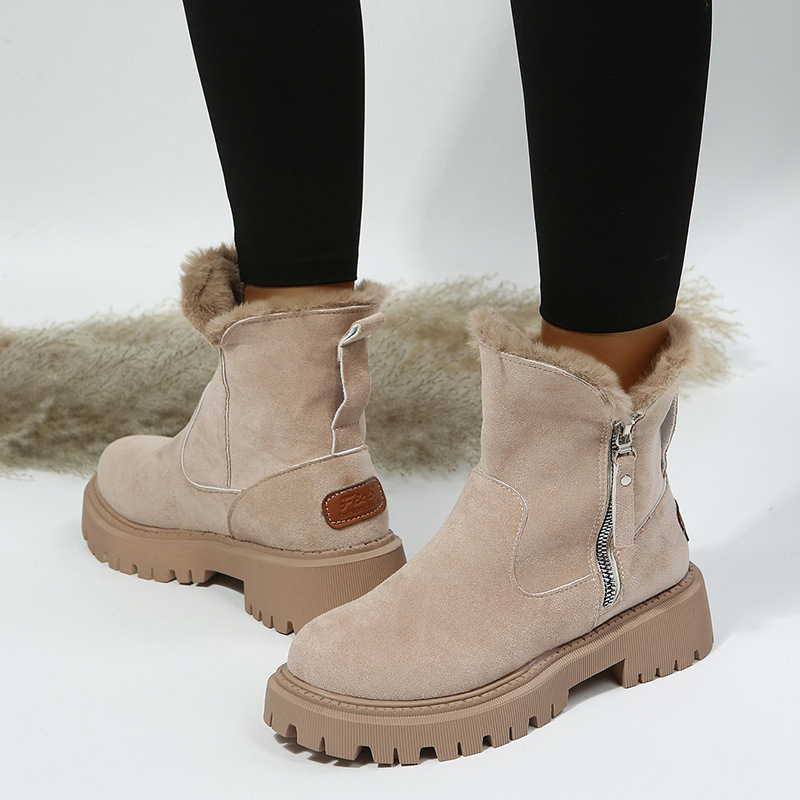 Snow Boots Velvet Warm Cotton Shoes Plus Size - Image 3