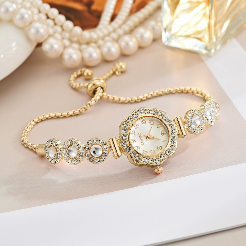 Free Pull-out Bracelet Women's Watch Fashion Color Diamond - Image 8